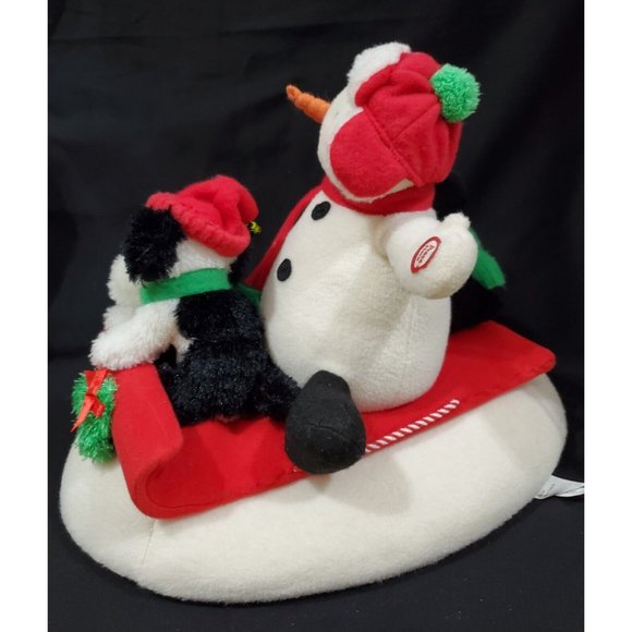Hallmark Jingle Pals SNOW WHAT FUN SLEDDERS sing dance plush Snowman & penguins - Picture 5 of 9